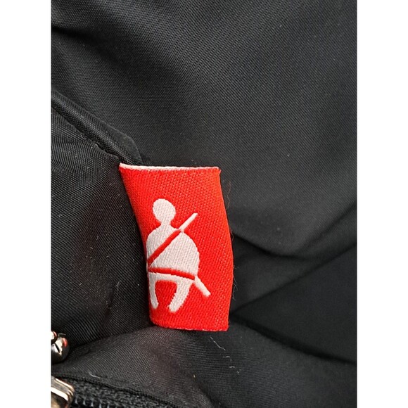 Harveys The Original Seatbelt Bag Purse Tote Satchel Black Double Straps - Picture 13 of 14